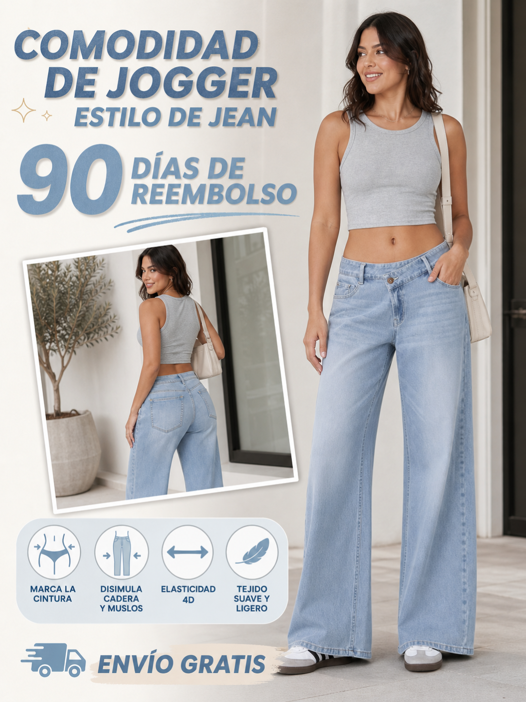 Flexy Jeans Asimetricos