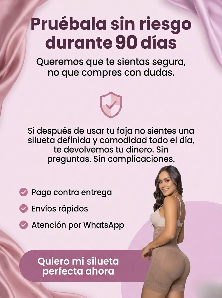 FAJA CURVILÍNEA CON ENCAJE CLÁSICO