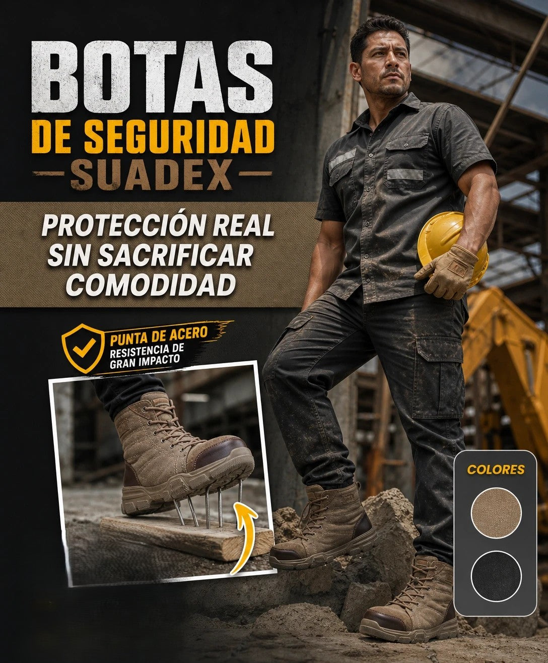 Suadex Steel™ | Las botas indestructibles