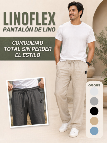 LinoFlex - Pantalón Casual de Lino para Hombre