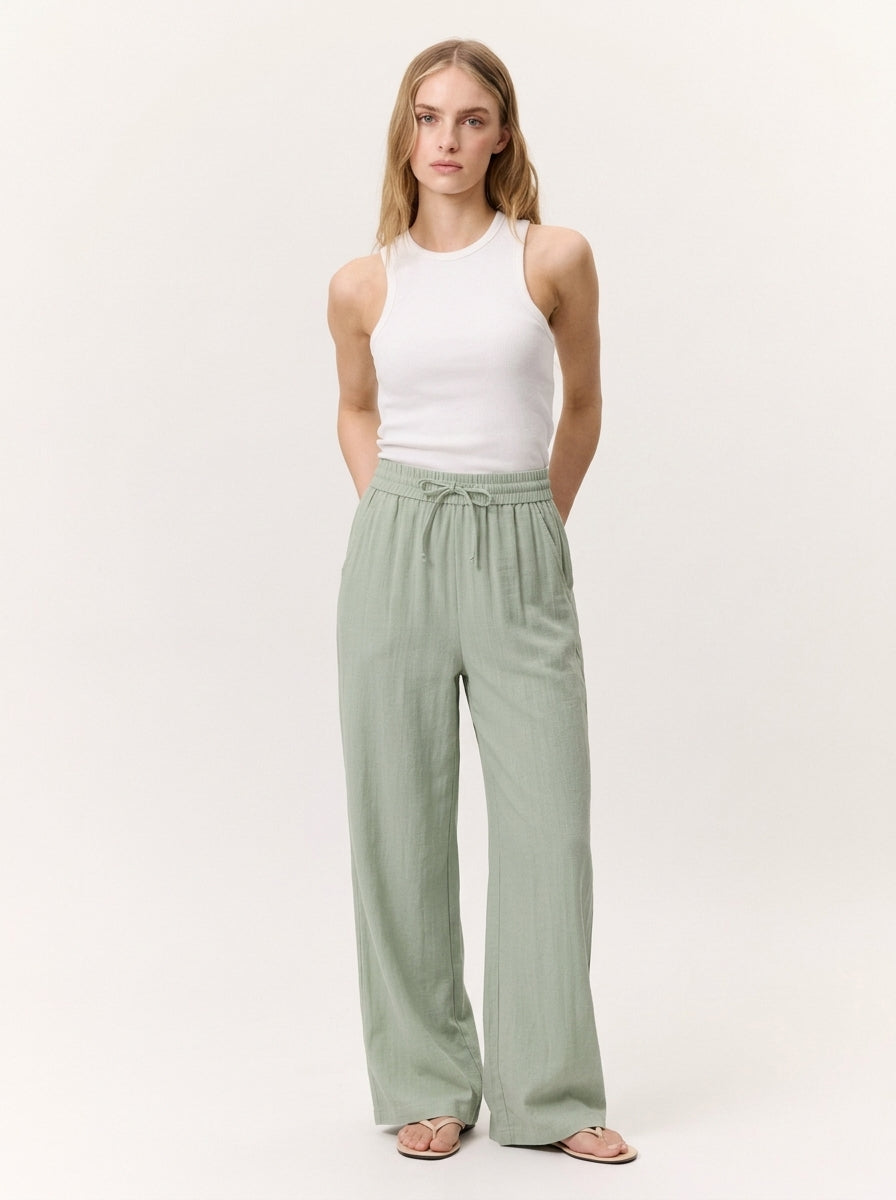 PACK X4 - Pantalón Tacto de Lino Mujer