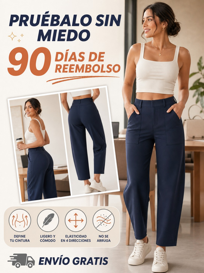 Barrelux Pantalón Casual Elástico