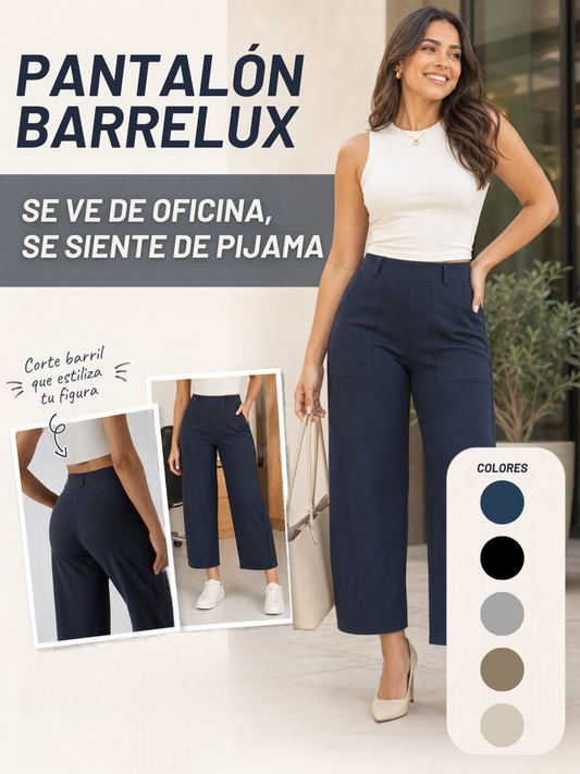 Barrelux Pantalón Casual Elástico