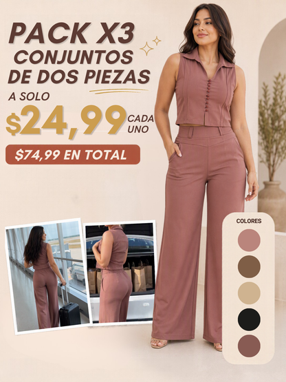 Pack x 3 Conjunto Casual 2 Piezas