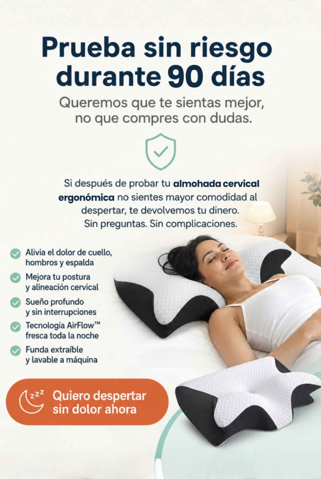 ALMOHADA CERVICAL ERGONÓMICA
