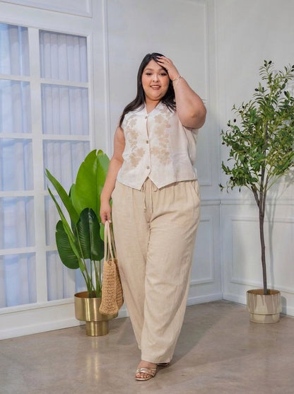 Pantalon Arabe de Lino Plus
