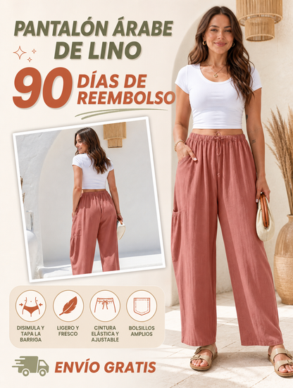 PANTALON ARABE DE LINO