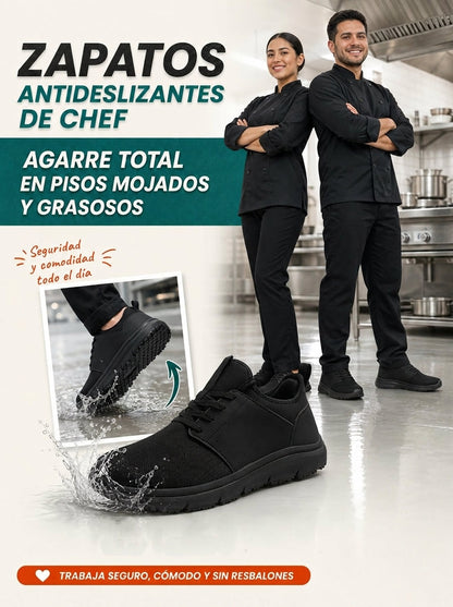 ZAPATOS UNISEX ANTIDESLIZANTES DE CHEFS