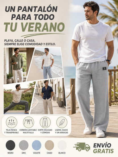 Pantalón Casual de Lino