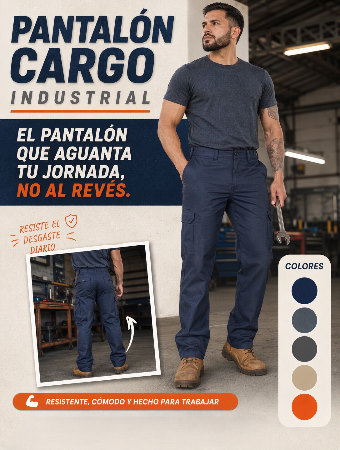 Pantalón Cargo para Hombre