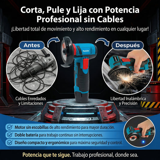 AMOLADORA ANGULAR PORTÁTIL MAKITA